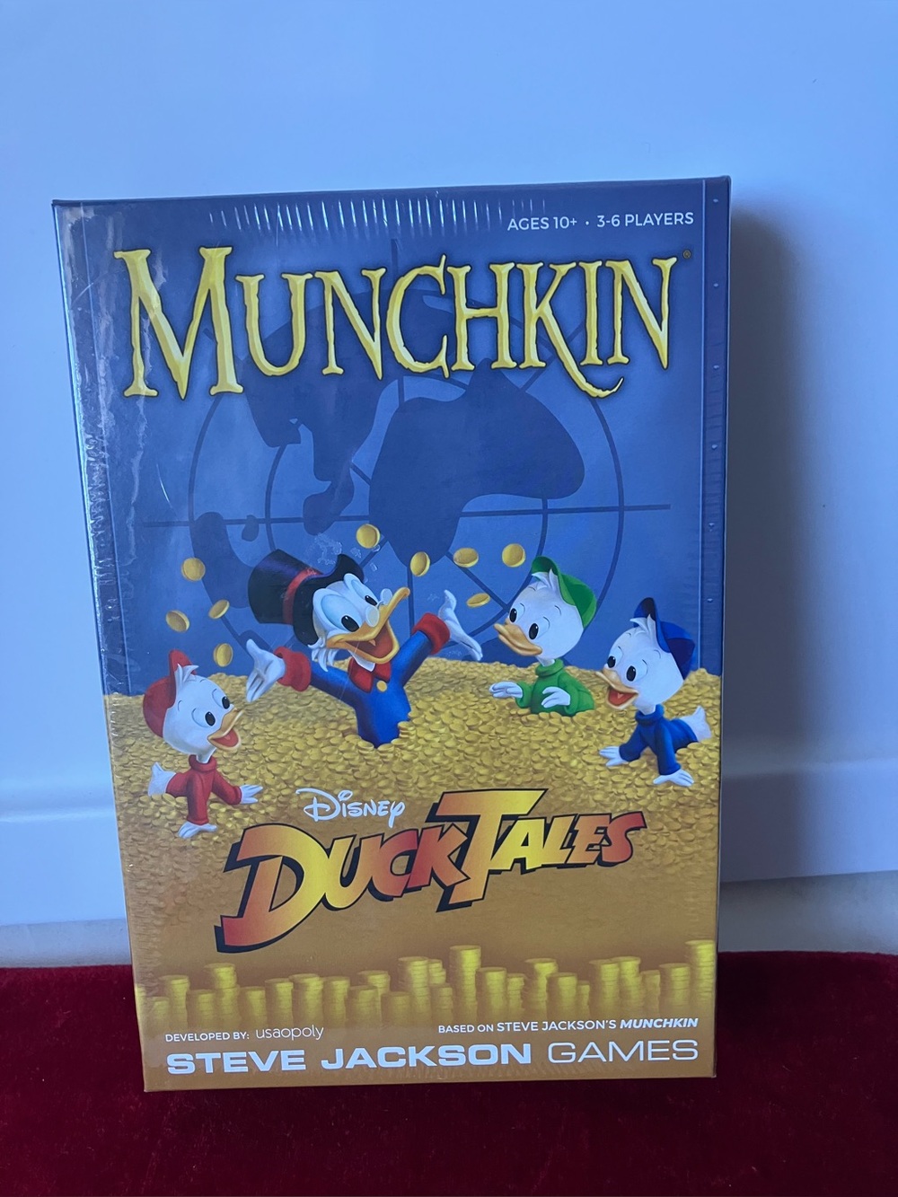 Munchkin DuckTales Board Game USAopoly Brand New Factory Sealed Out of Print.